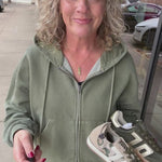 Clover Green Ashford Full Zip Hoodie Top - Sweatshirt THREAD & SUPPLY