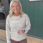 Sand Multi Cassy Sweater Top - Sweater THREAD & SUPPLY
