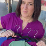 Green Henley Top Top - Tee STACCATO