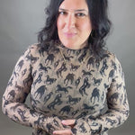 Western Mesh Top Tops- Blouses EE:SOME