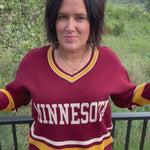 Maroon Minnesota University Sweater Top - Sweater Tea n Rose