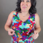 Floral Sleeveless Blouse Tops- Tanks STACCATO