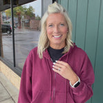 Ashford Zinfandel Full Zip Hoodie Top - Sweatshirt THREAD & SUPPLY