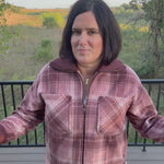 Mauve Plaid Holland Jacket Outerwear- Jackets THREAD & SUPPLY