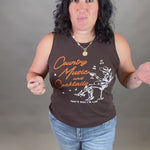Country Music and Cocktails Tank Tops- Tanks HRT and LUV