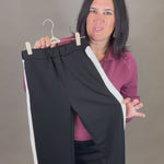 Lula Side Stripe Wide Bottoms - Pants P.CILL