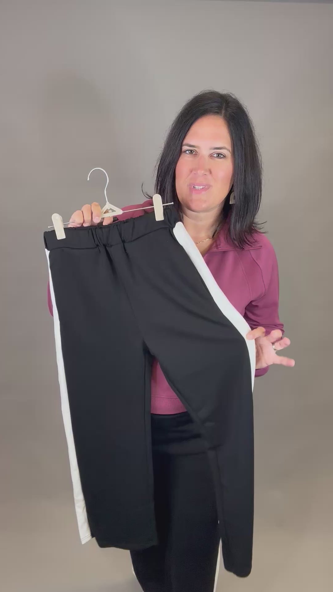 Lula Side Stripe Wide Bottoms - Pants P.CILL