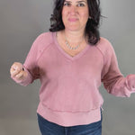 Ash Rose Zane Sweatshirt Top - Sweatshirt THREAD & SUPPLY