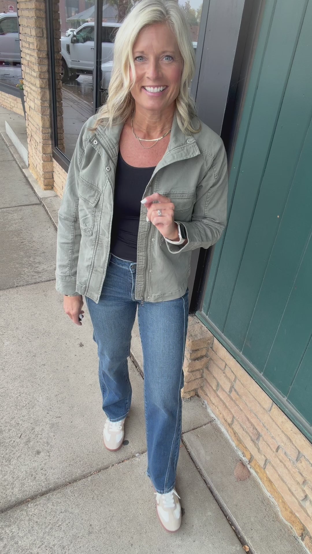 Ella Mid Rise Classic Straight - Hidden Bottom- Pants HIDDEN