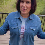 Magnolia Western Stretch Chambray Shirt Tops - Button Ups FLAG AND ANTHEM