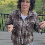 Markus Tan & Brown Plaid Button-Up Tops - Button Ups PANACHE