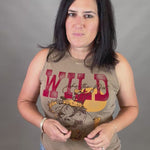 Mineral Taupe Wild Like the West Tank Tops- Tanks HRT and LUV