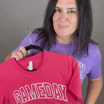 Red Game Day Tee Top - Tee MUGSBY
