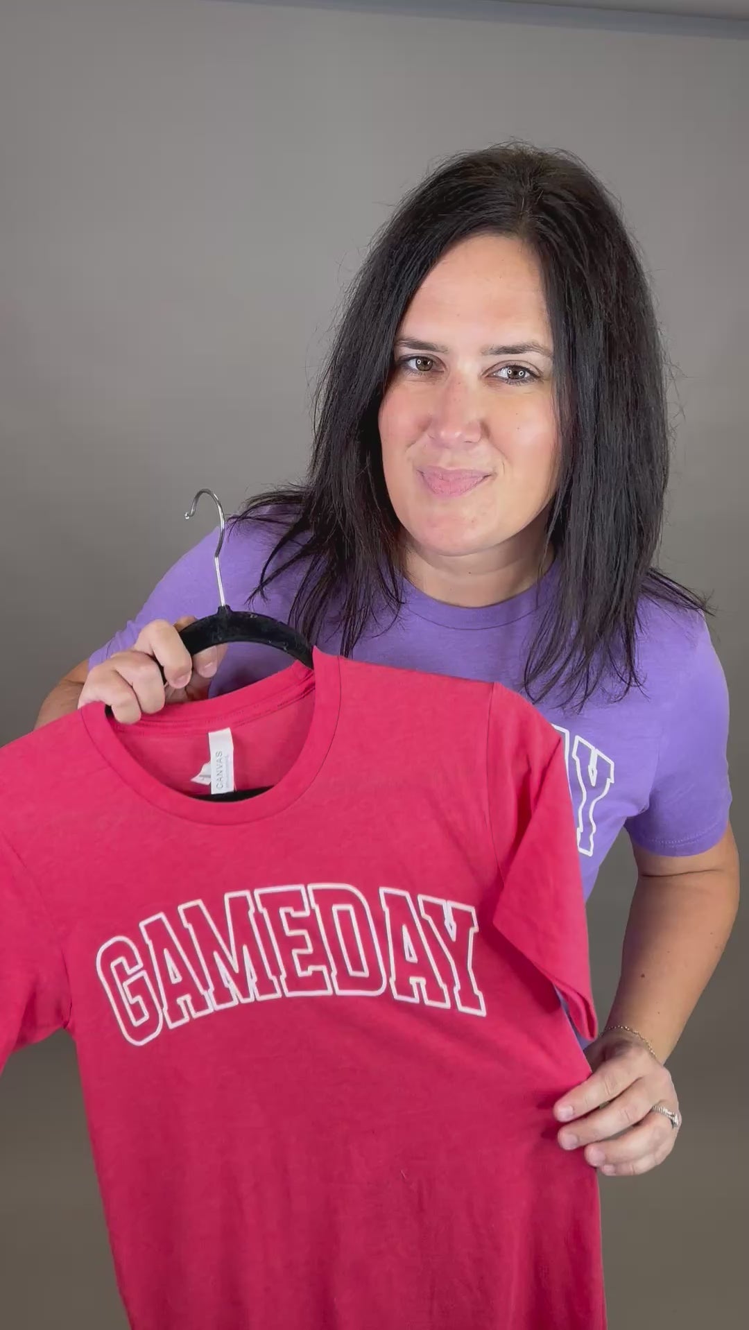 Red Game Day Tee Top - Tee MUGSBY