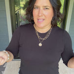 Black Knit Top Top - Sweater DOE & RAE