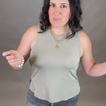 Sage Fog Mary Tank Tops- Tanks THREAD & SUPPLY