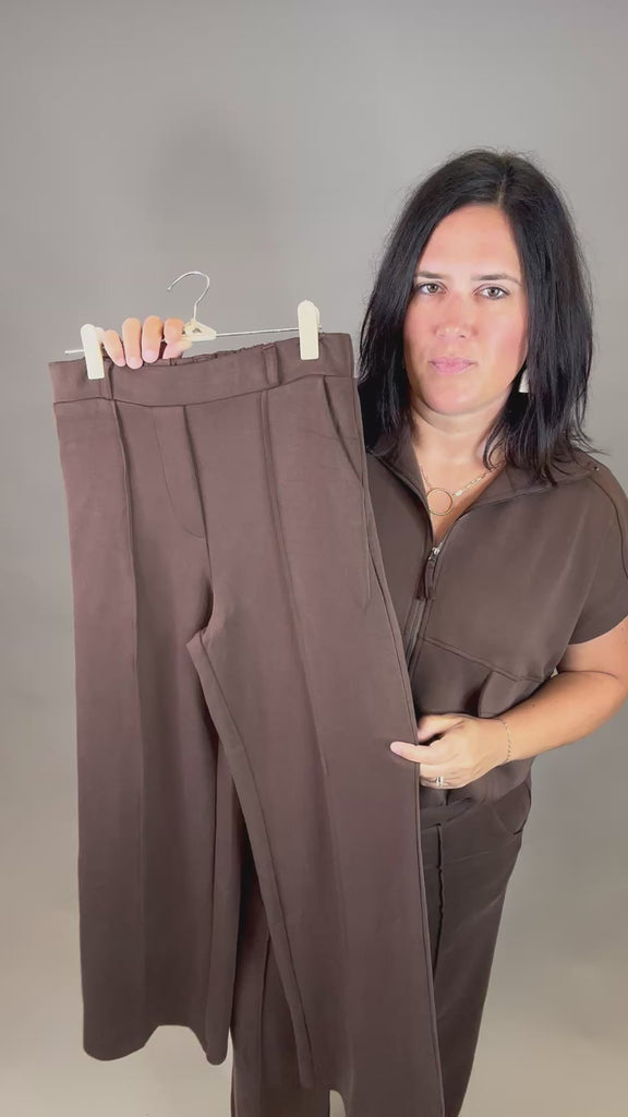 Espresso Modal Pants Bottoms - Pants DOE & RAE