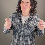 Charcoal Ivory Plaid Cassian Shirt Tops - Button Ups THREAD & SUPPLY