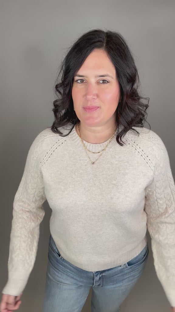 Heather Frappe Zoey Sweater Top - Sweater THREAD & SUPPLY