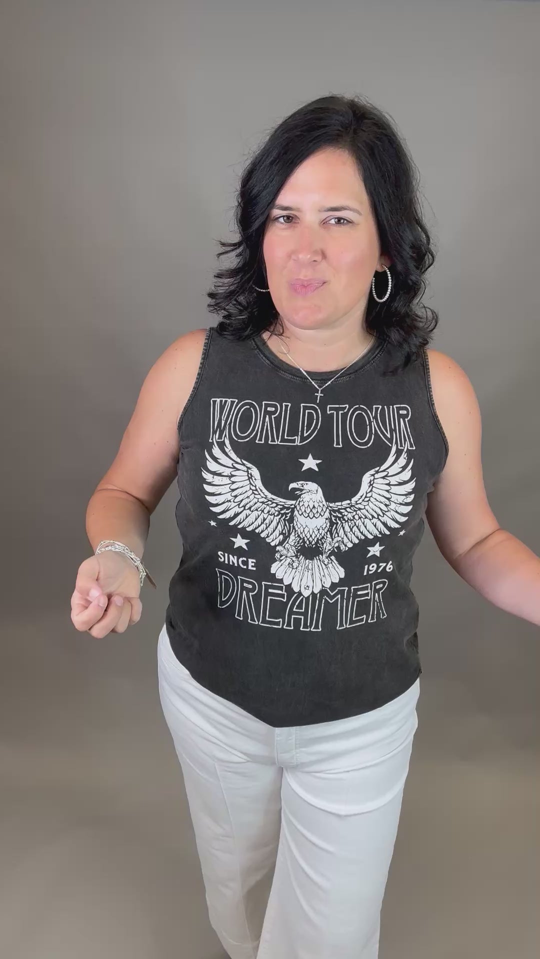 World Tour Dreamer Tank Tops- Tanks HRT and LUV