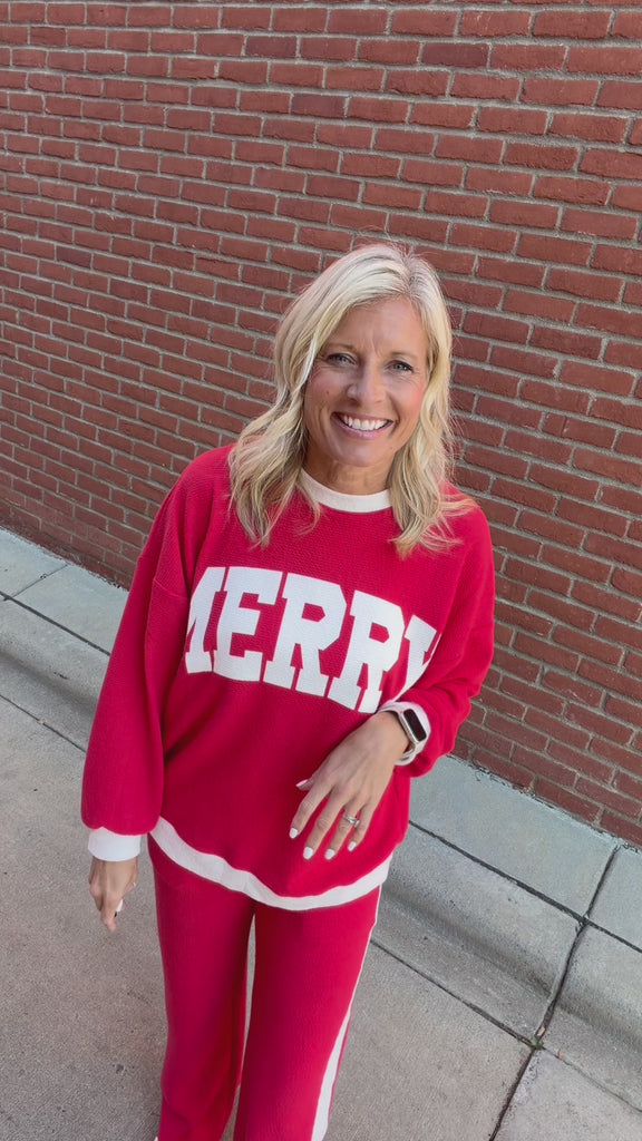Red Merry Top Top - Tee TRES BIEN