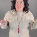 Taupe Boat Neck Sweater Top - Sweater SUNDAY EDITION