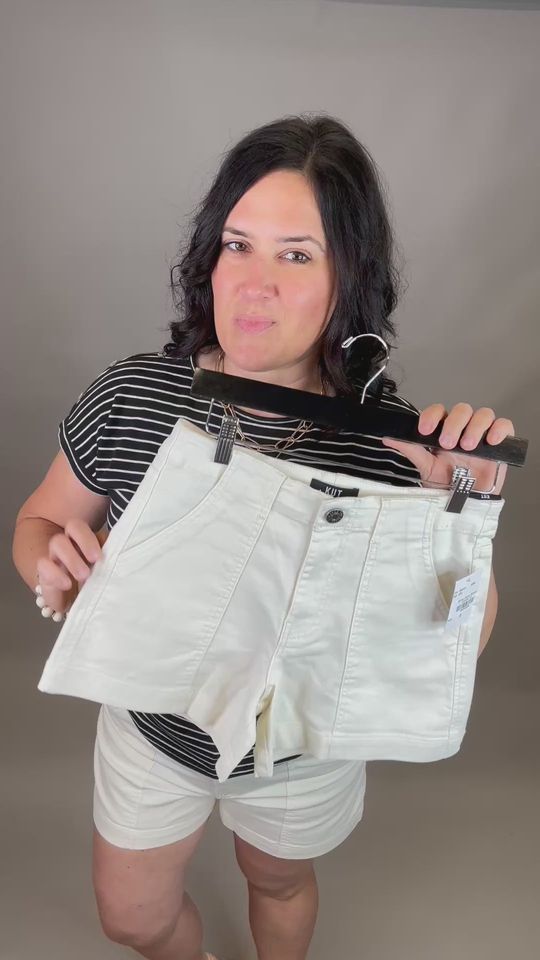 Ecru Jane Short Bottoms - Shorts KUT FROM THE KLOTH
