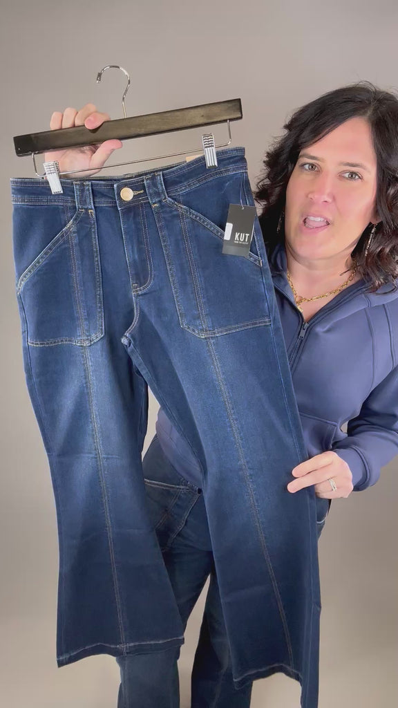 Highland Ana Flare Jean Bottoms - Pants KUT FROM THE KLOTH