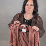 Clay Crochet Cropped Open Cardigan Tops- Cardigans DOE & RAE