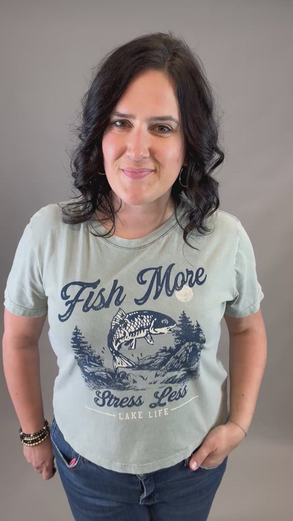 Fish More Tee Top - Tee HRT and LUV