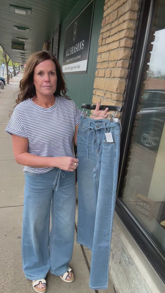 Lynsey Wide Leg Knit Pant Bottoms - Pants FLAG AND ANTHEM