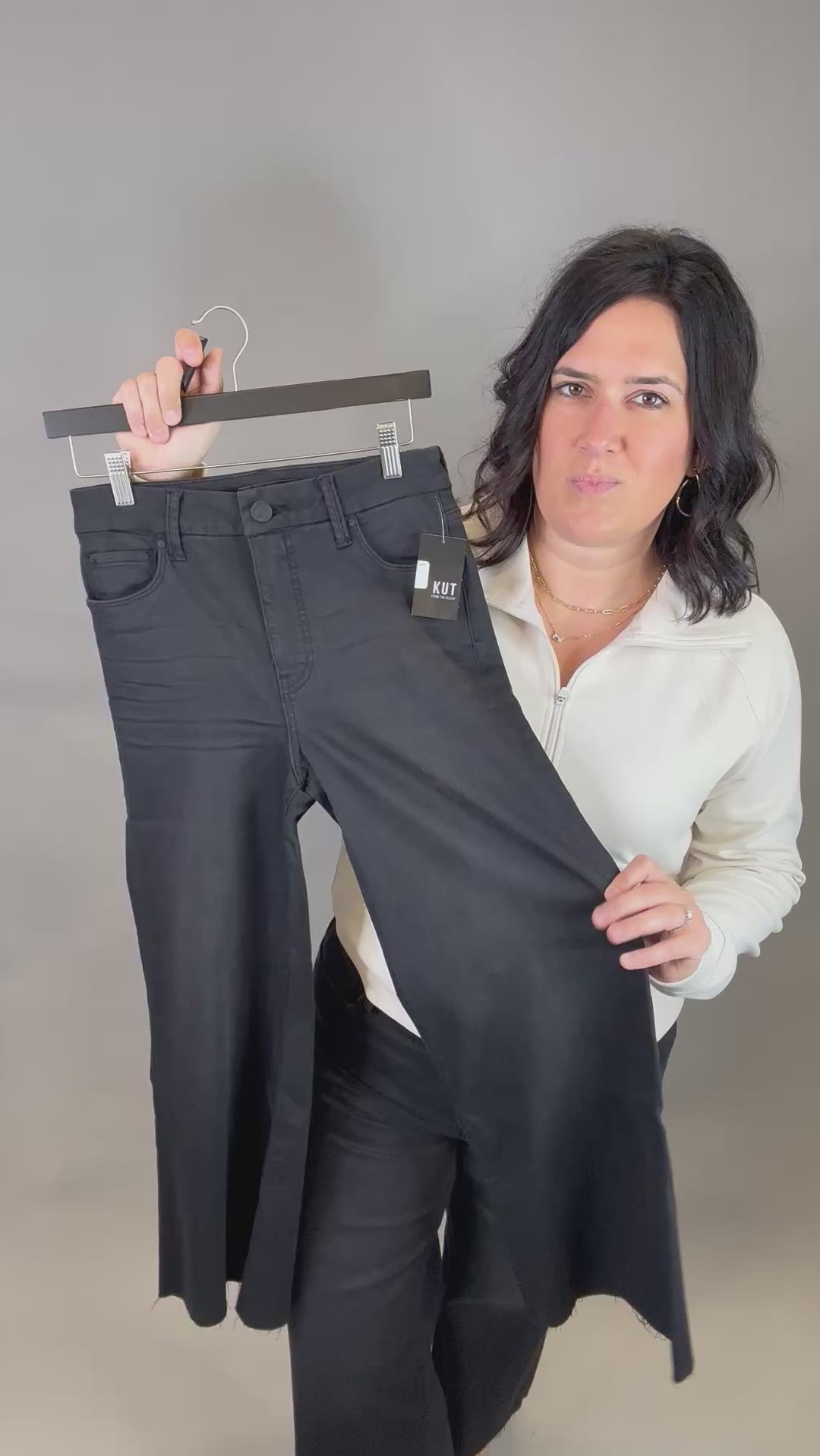 Experiences Black Meg Jeans Bottom- Pants KUT FROM THE KLOTH
