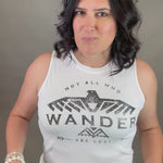 White Wander Tank Tops- Tanks HRT and LUV