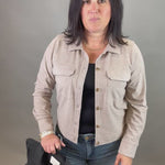 Taupe Heather Faye Jacket Outerwear- Jackets THREAD & SUPPLY
