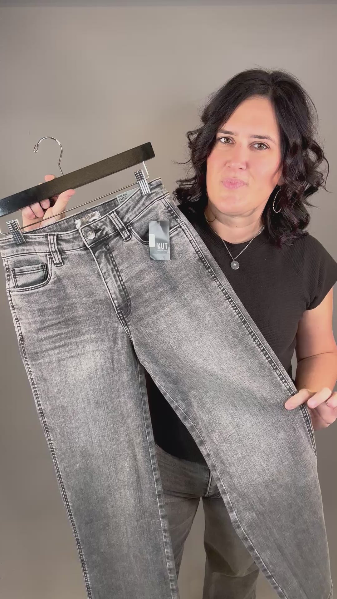 Grey Aquainted Pattie Bottoms - Pants KUT FROM THE KLOTH