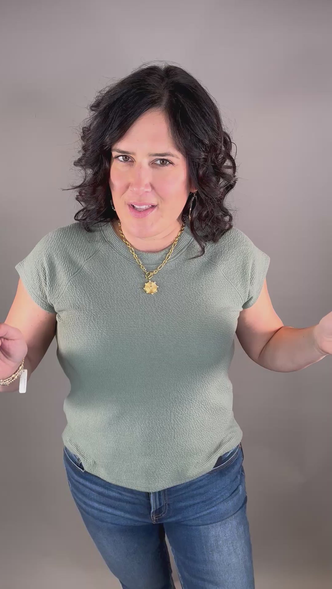 Army Cloudy Knit Top Top - Tee TRES BIEN