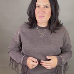 Coffee Bean Marion Fringe Top Top- Sweatshirt THREAD & SUPPLY
