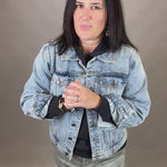 Emmy Boyfriend Denim Jacket Outerwear- Jackets KUT FROM THE KLOTH