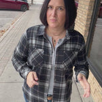 Black, White & Tan Markus Plaid Tops - Button Ups PANACHE