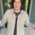 Camel Ivory Stripe Cassian Shirt Tops - Button Ups THREAD & SUPPLY