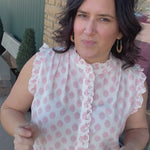 Anita Printed Tank Blouse Tops- Blouses FLAG AND ANTHEM