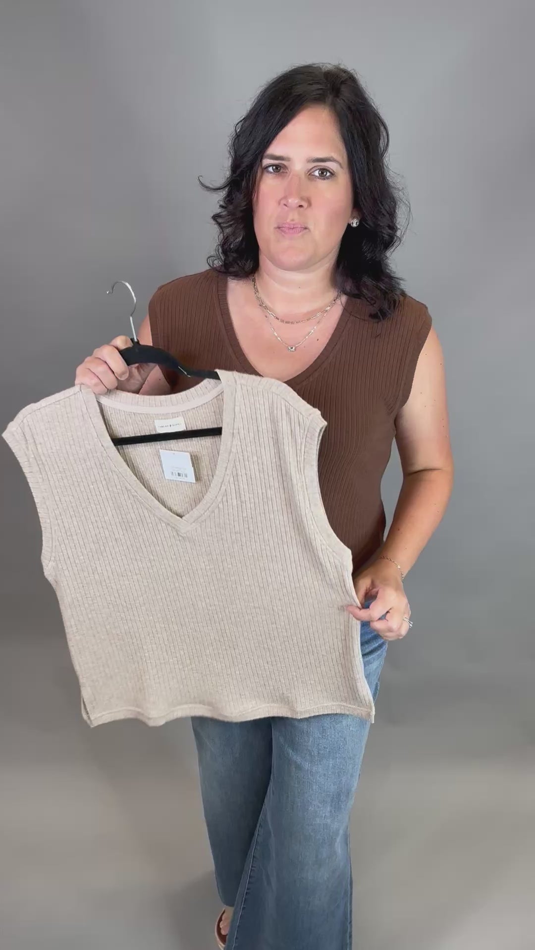 Brown Misty Top Tops- Blouses THREAD & SUPPLY
