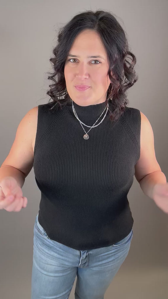 Black Paulina Tank Tops- Tanks THREAD & SUPPLY