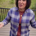 Daphne Indigo Multi Plaid Shirt Tops - Button Ups THREAD & SUPPLY
