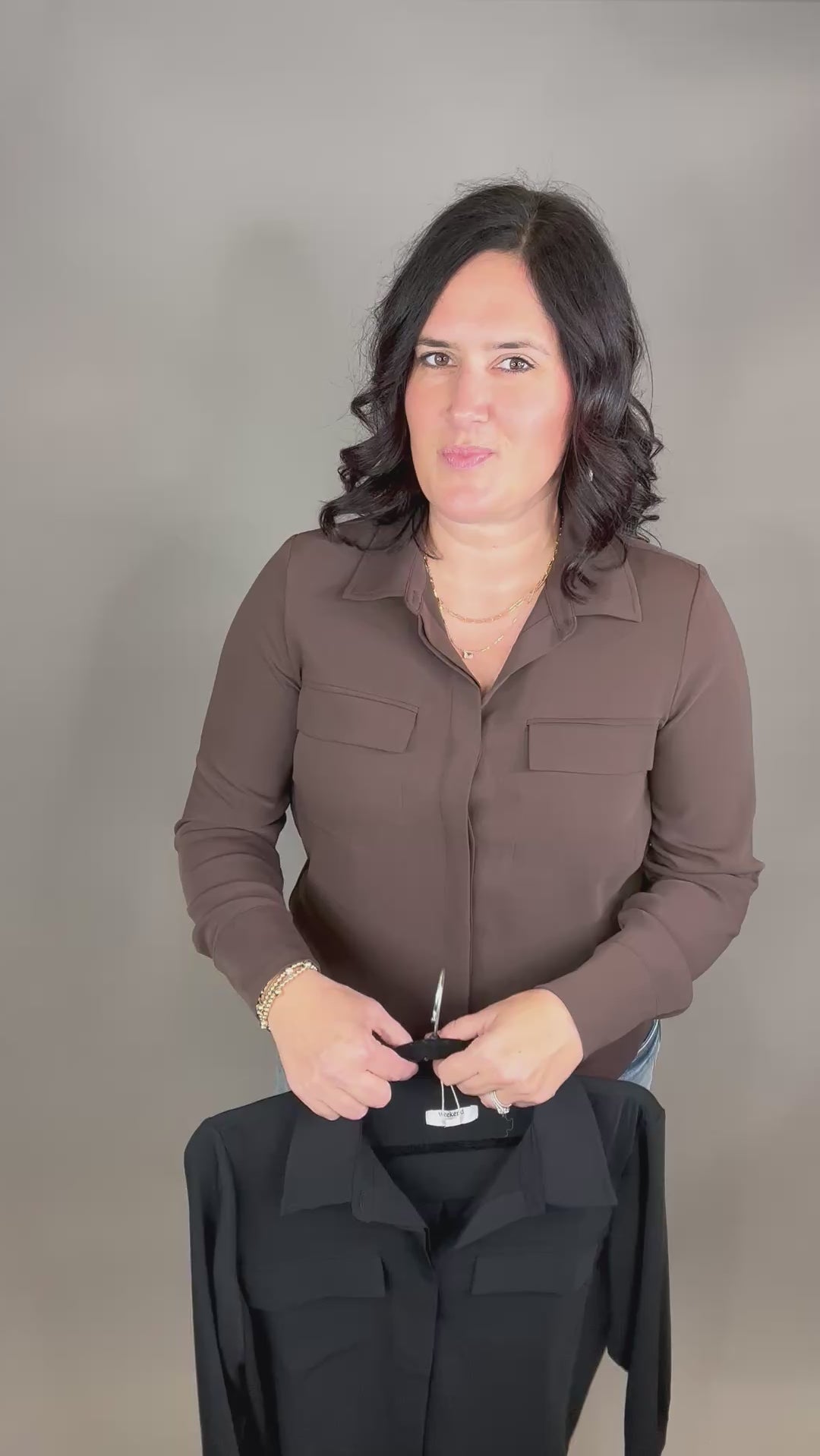 Black Janessa Shirt Tops - Button Ups THREAD & SUPPLY