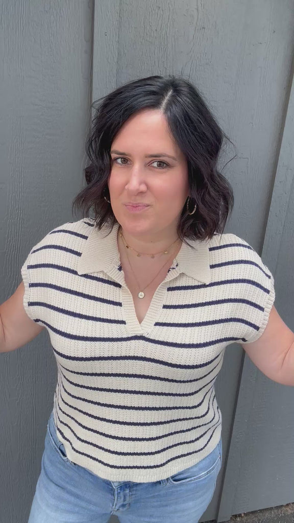 Navy Poet Top Top - Sweater THREAD & SUPPLY