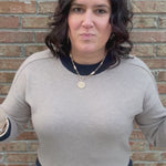 Dylan Colorblock Trim Sweater Top - Sweater SIX/FIFTY