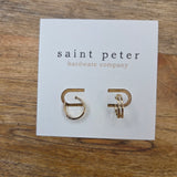Gold Dainty Huggie Earrings