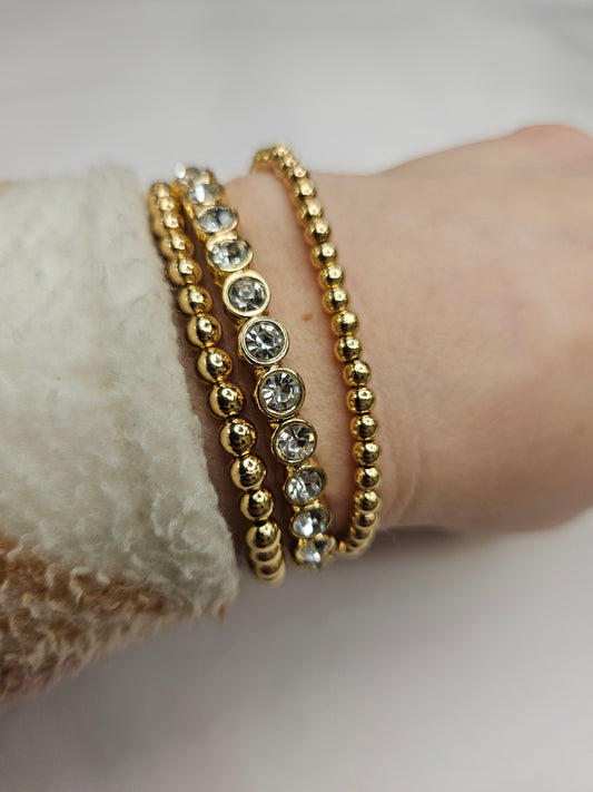 Logan Gold Bracelet Jewelry- Bracelet MEGHAN BROWN STYLE