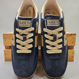 Jogger- Navy Gold Sneaker Shoes - Sneaker Back 70